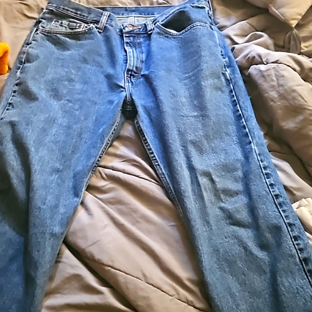 Wrangler blue jeans